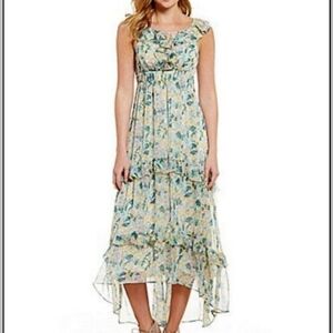 Chelsea & Violet Floral Ruffle Maxi Dress S Fairycore Forest Fairy Cottagecore
